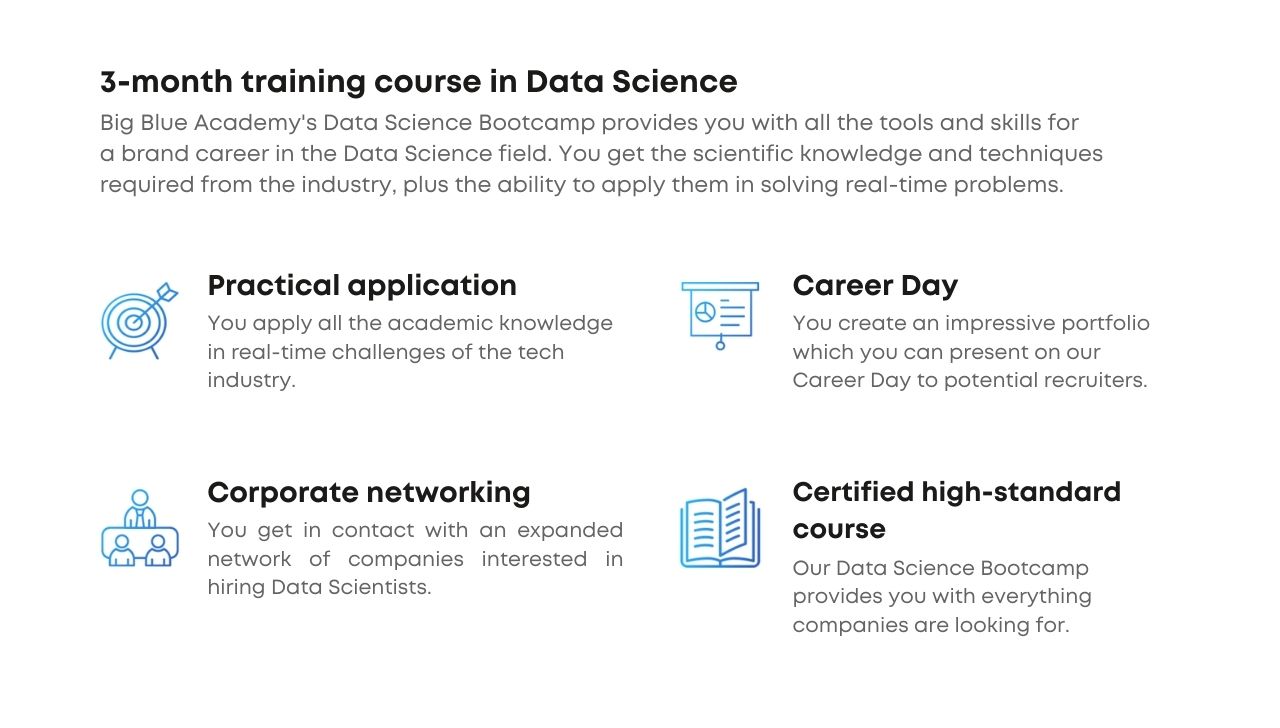 3-month training course in Data Science description